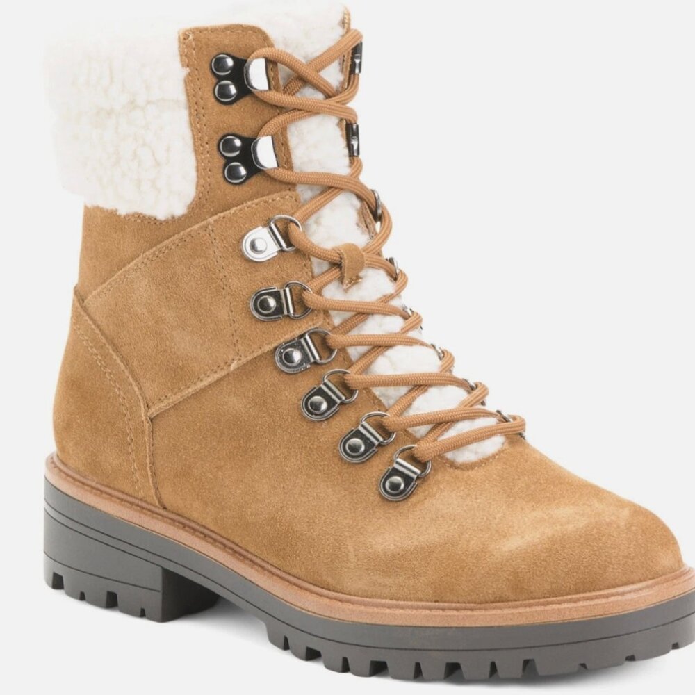 Marc Fisher Cognac Isalia Ankle Boot